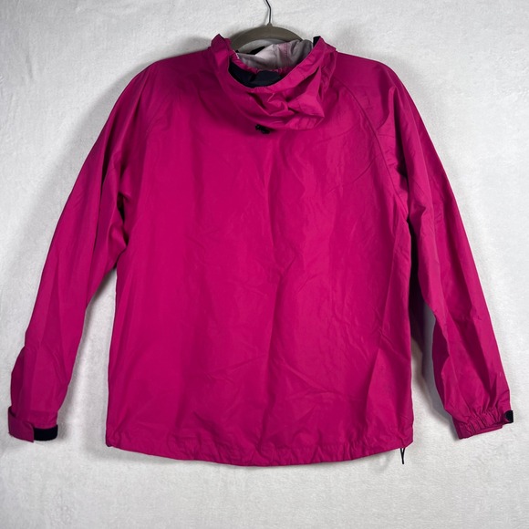 LL Bean Rain Jacket Womens Small Pink Waterproof Hooded - Picture 2 of 7